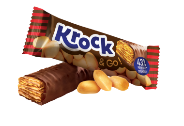 Цукерки KROCK &GO з арахісом 1кг