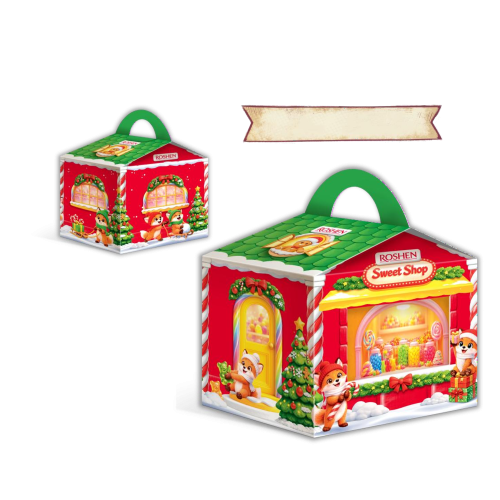 Новорічний подарунок ROSHEN № 8 РІЗДВЯНА ЯРМАРКА, 560Г