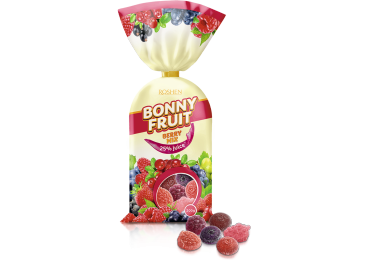 Желейні цукерки Bonny-Fruit ягідний мікс Roshen 200г