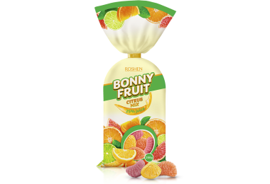 Желейні цукерки Bonny-Fruit цитрусові фрукти Roshen 200г