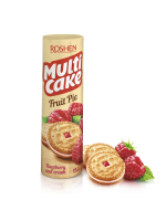 Печиво-сендвіч Multicake з начинкою малина-крем 195г