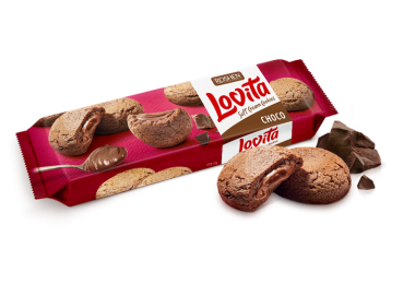 Печиво Lovita Soft Cream Cookies choco 127г